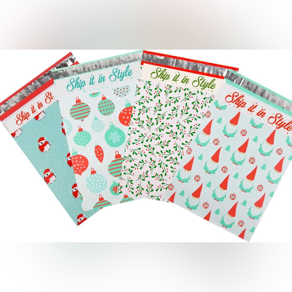 Christmas Poly Mailers 3.15 ml thick